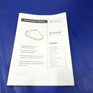 Blooming Bidet R1570 Owners Manual (BL15-53)